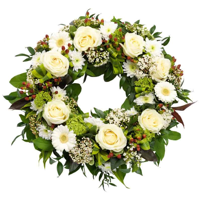 Send blomster en krans til begravelse leveres til hele Danmark